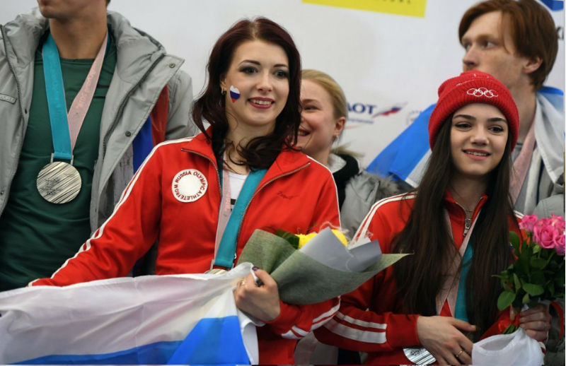 Фигуристки чемпионки
